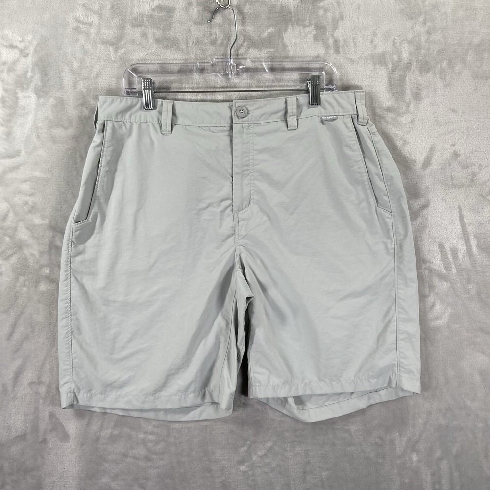 SIMMS Shorts Mens 36 Performance Fishing 8.5" Inseam Nylon Quick Dry Outdoor